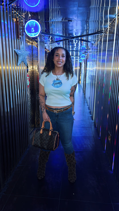 VXNWRLD BBY TEE