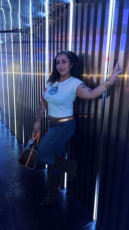 VXNWRLD BBY TEE