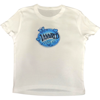 VXNWRLD BBY TEE